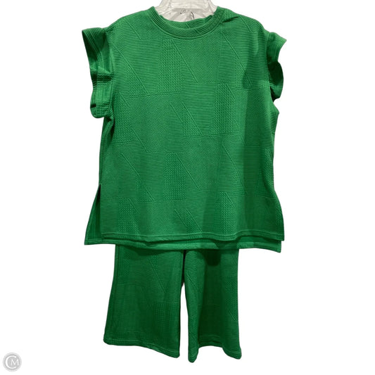 Pants Set 2pc By Clothes Mentor In Green, Size: M