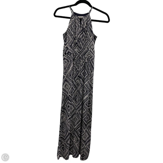 Dress Casual Maxi By Loft In Blue & White, Size: Xxsp