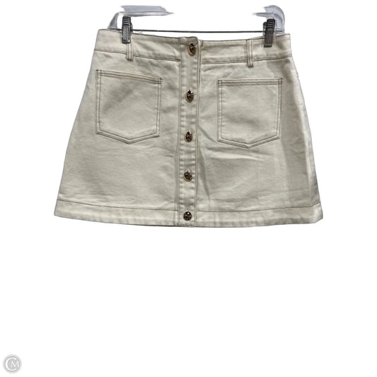 Skirt Mini & Short By Day + Moon In Cream, Size: L