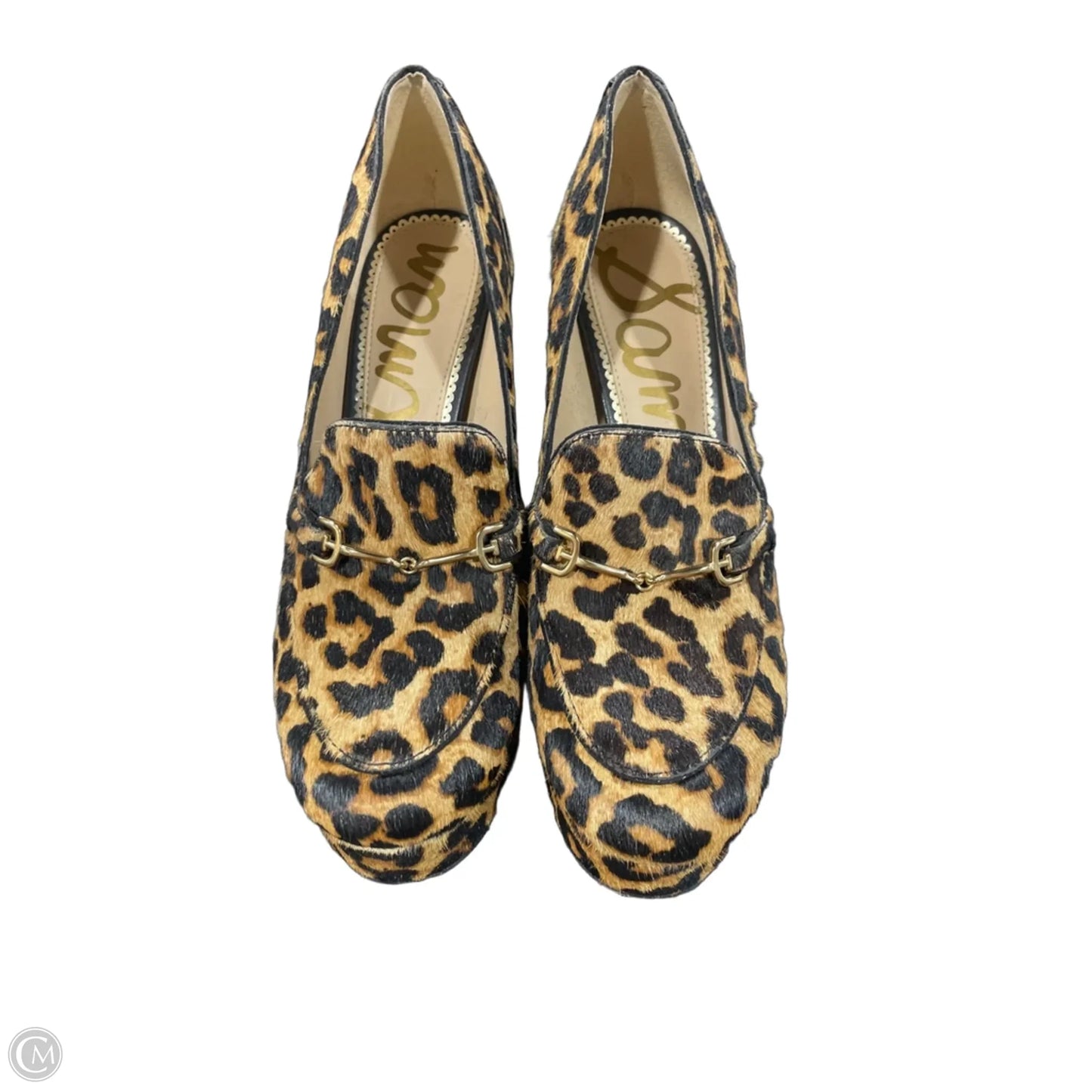 Shoes Heels Platform By Sam Edelman In Animal Print, Size: 7.5