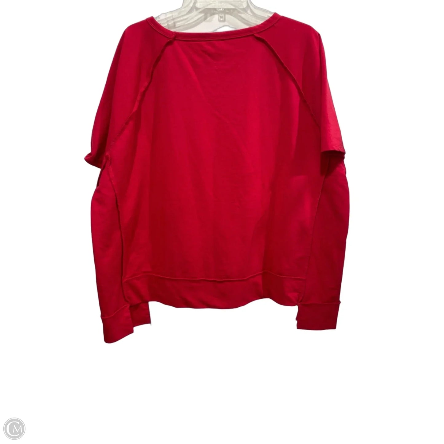 Top Short Sleeve By Bibi In Blue & Red & White, Size: Xl