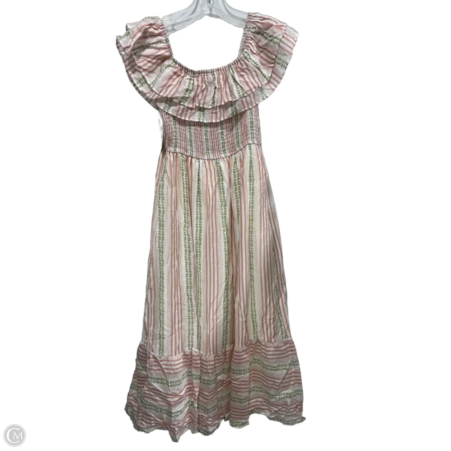 Dress Casual Maxi By Clothes Mentor In Striped Pattern, Size: M