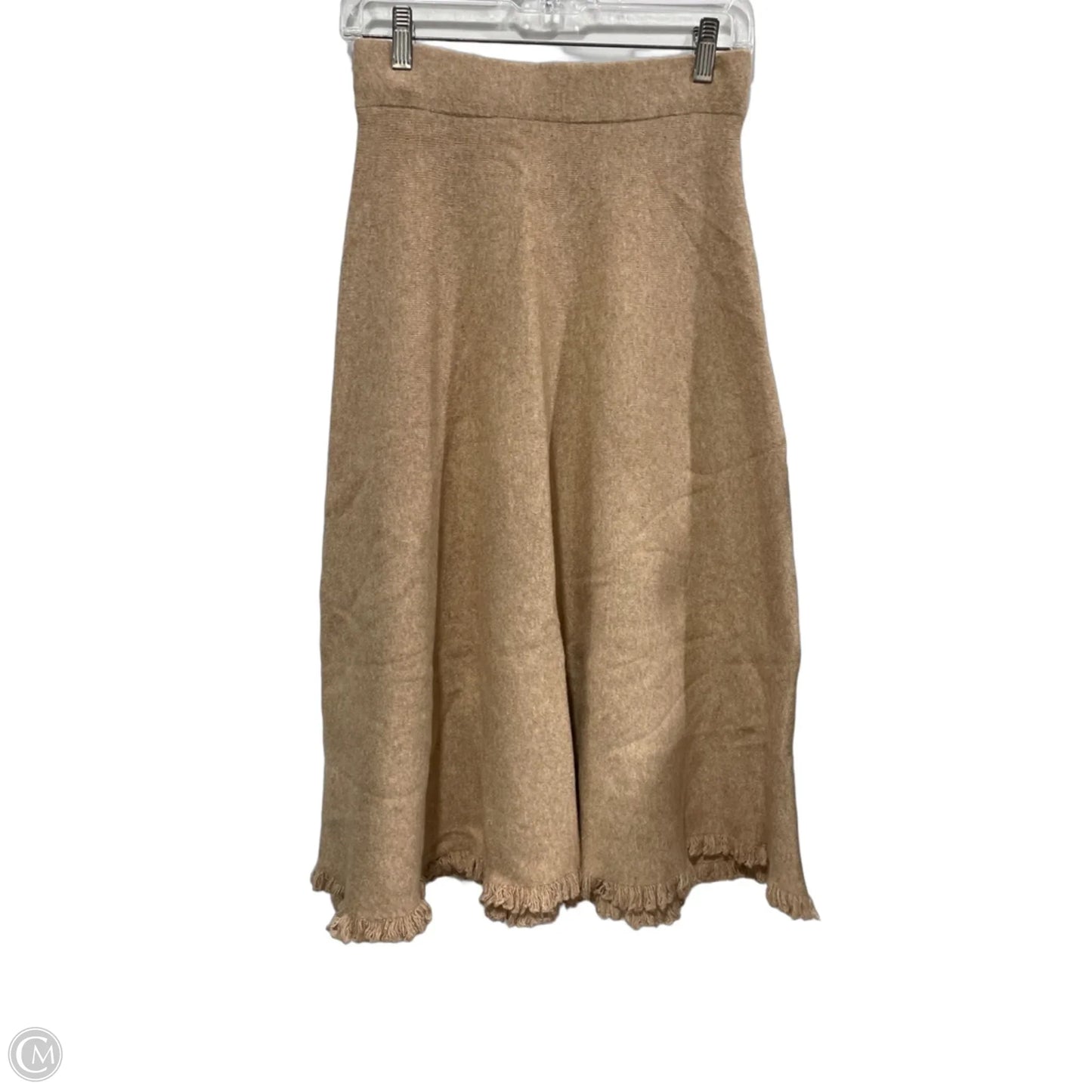 Skirt Maxi By Clothes Mentor In Tan, Size: S