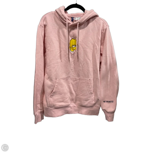 Sweatshirt Hoodie By Divided In Pink, Size: M