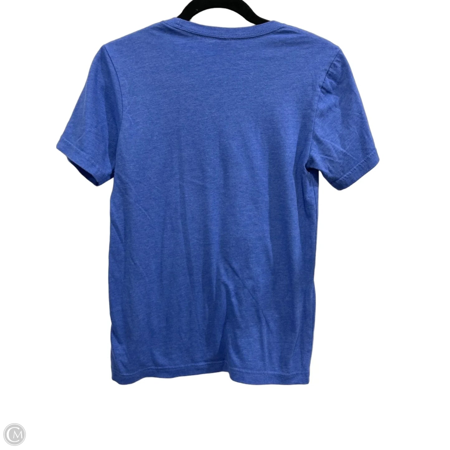 Top Short Sleeve Basic By Canvas In Blue, Size: S
