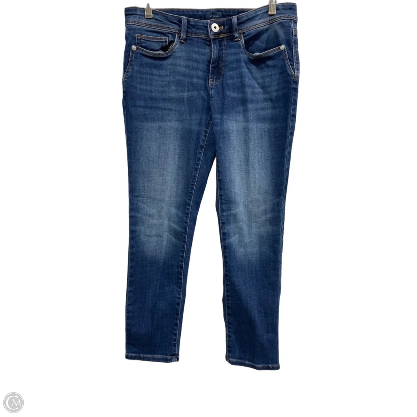 Jeans Skinny By J. Jill In Blue Denim, Size: 4p