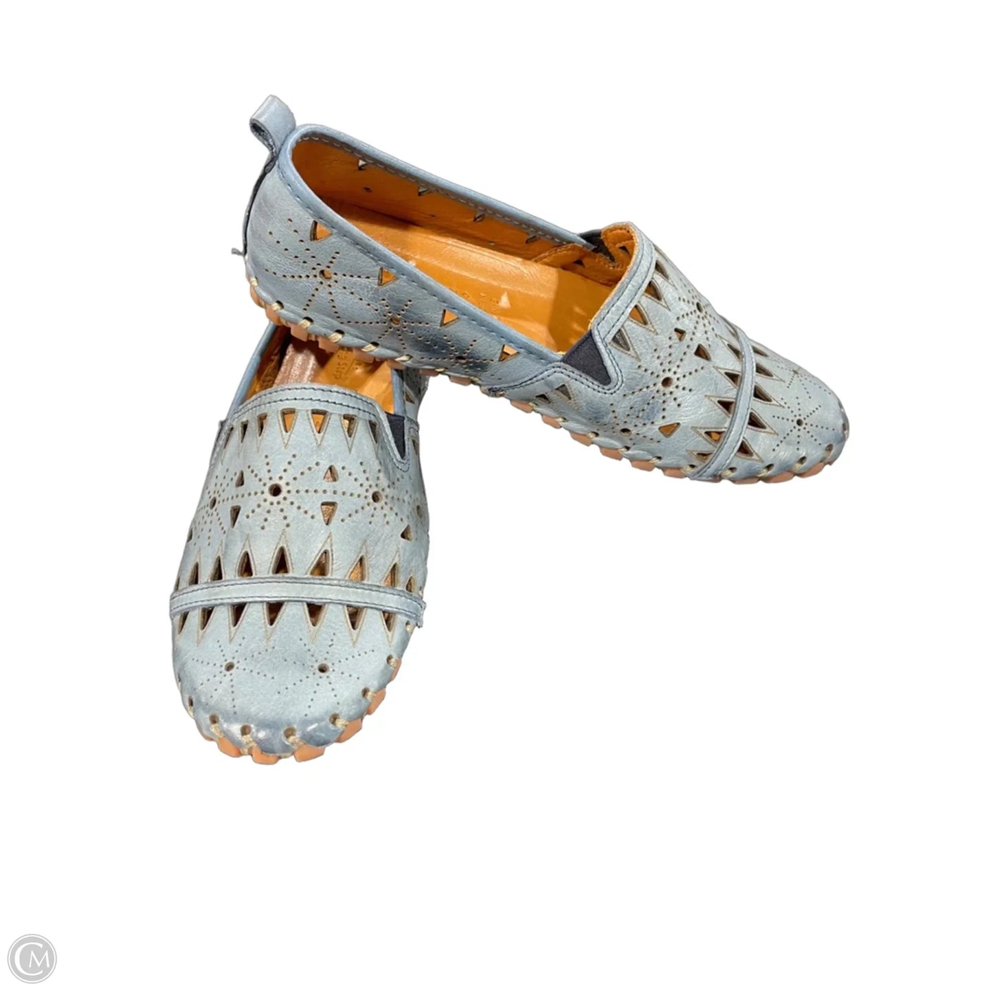 Shoes Flats By Spring Step In Blue, Size: 7.5