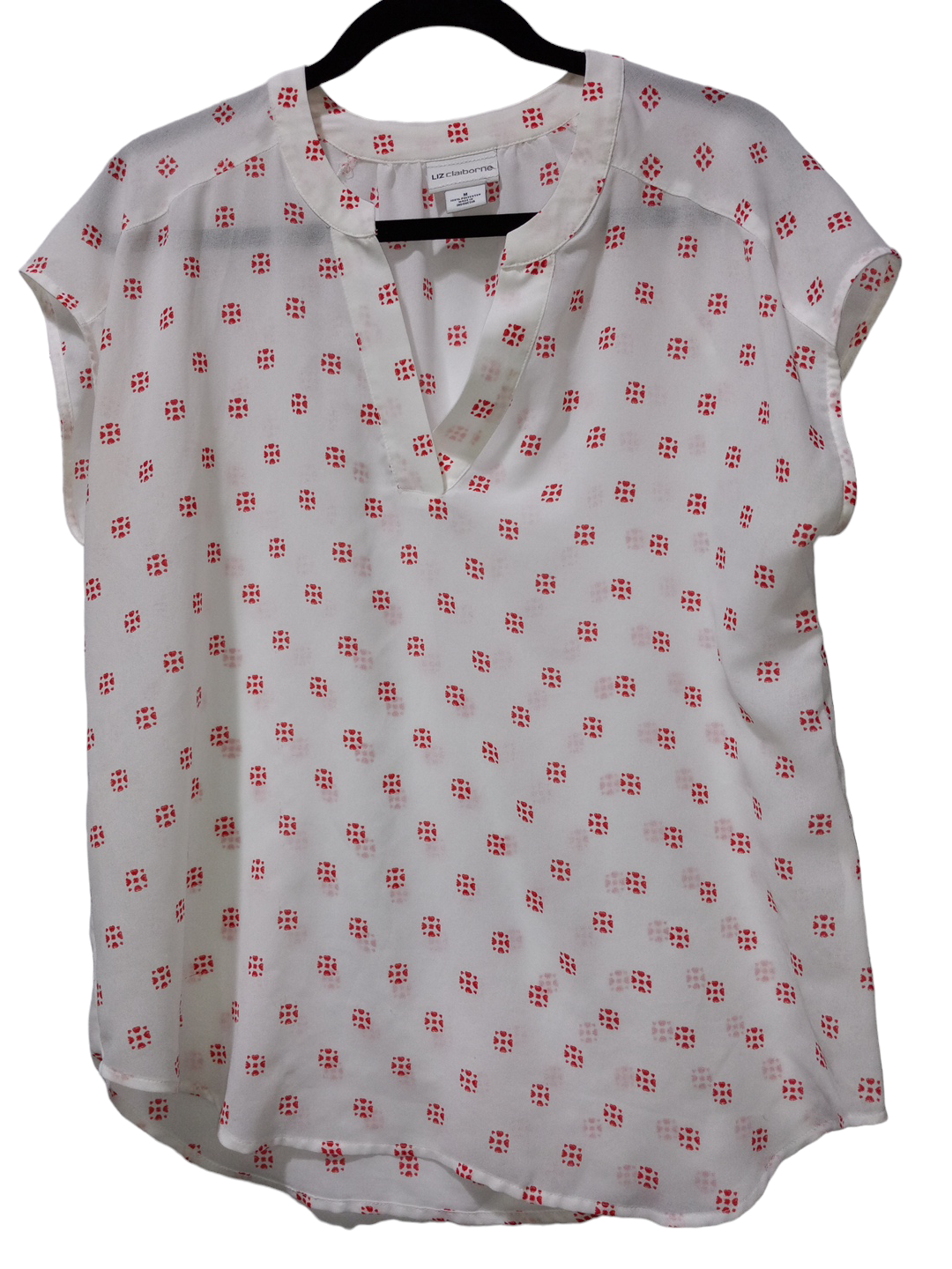 Blouse Short Sleeve By Liz Claiborne  Size: M