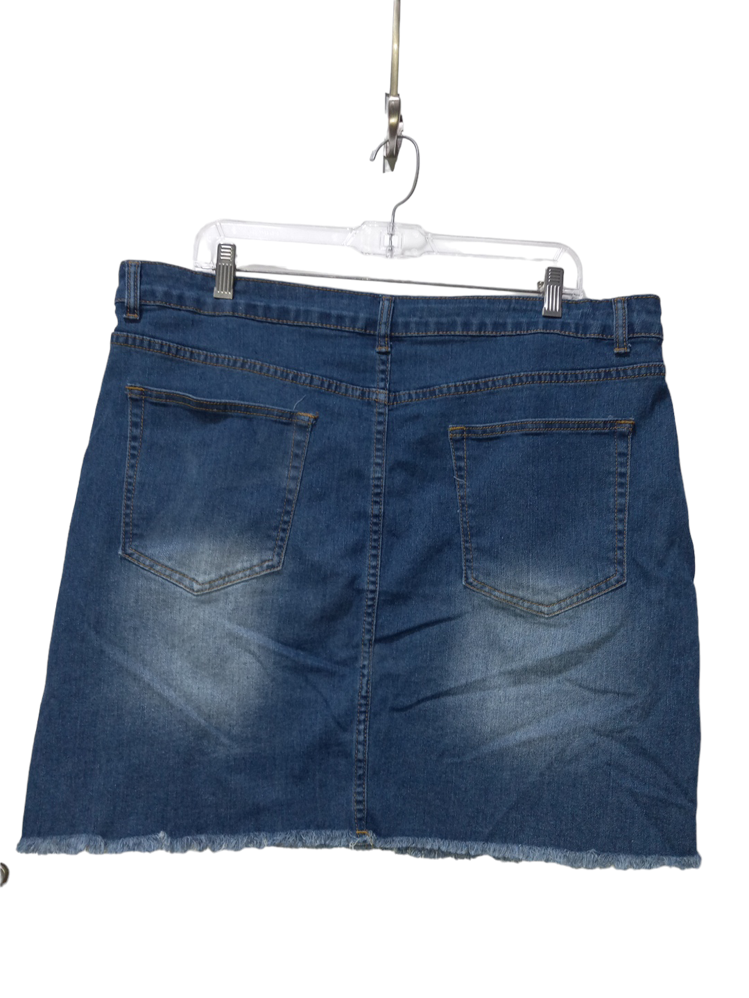 Blue Denim Skirt Midi Clothes Mentor, Size 3x