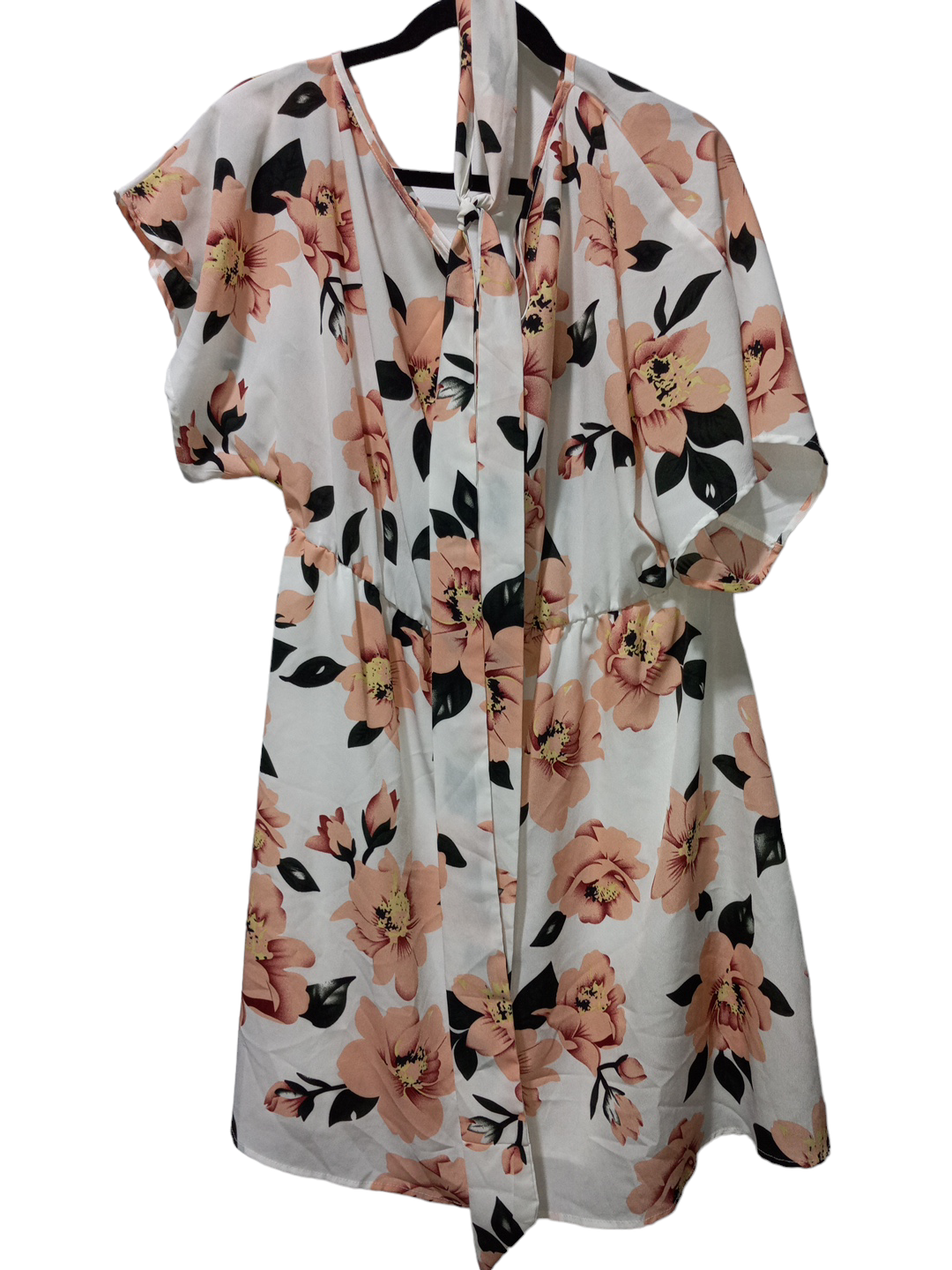 Floral Print Dress Casual Short Shein, Size 1x