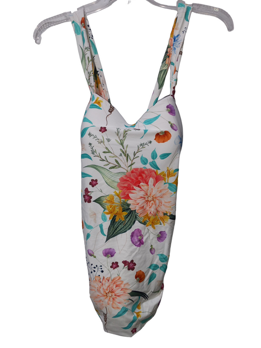 Floral Print Swimsuit 2pc Jantzen, Size L