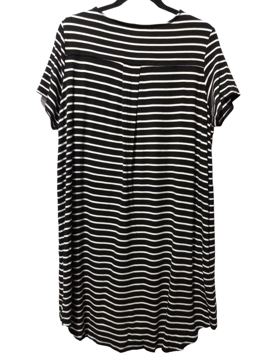 Striped Pattern Dress Casual Short Tahari By Arthur Levine, Size 1x