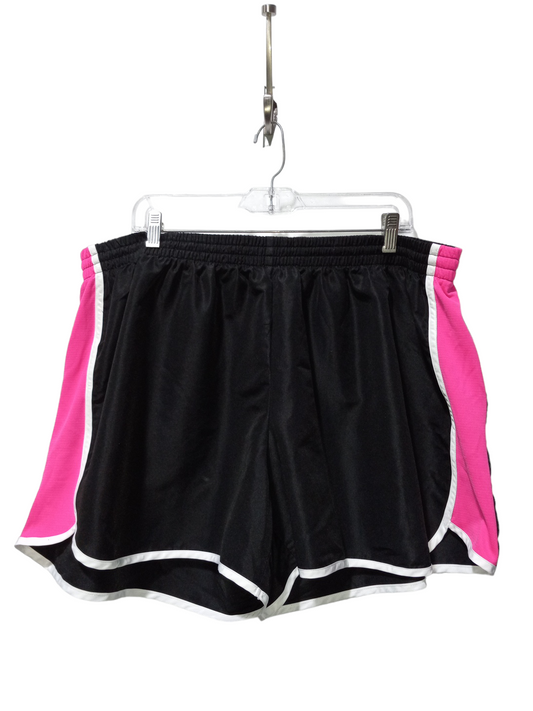 Black & Pink Athletic Shorts Danskin Now, Size 3x