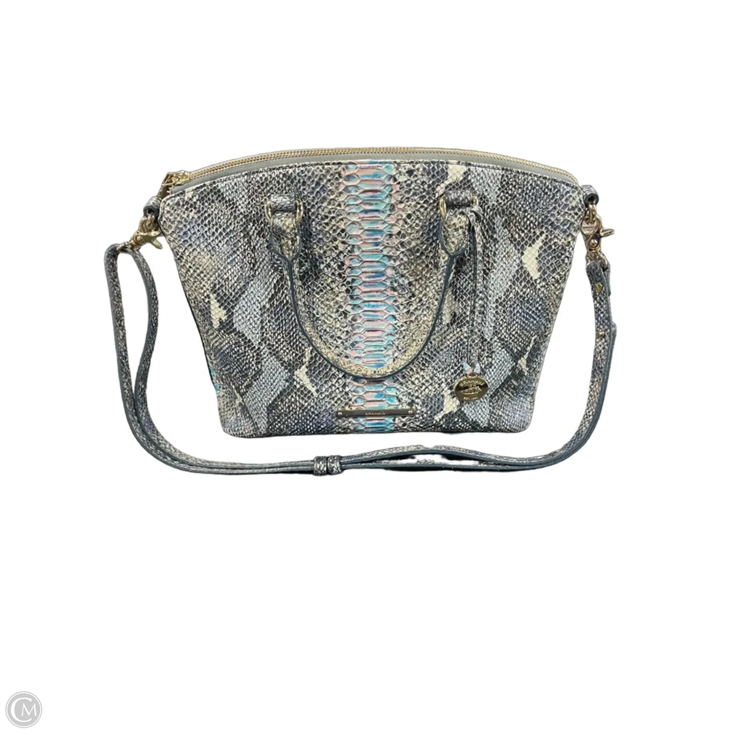 Handbag Designer By Brahmin, Size: Large