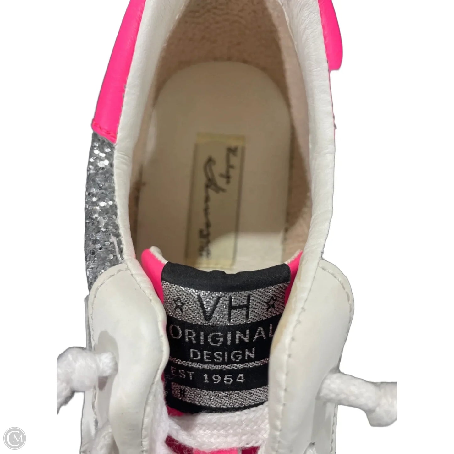 Shoes Sneakers By Vintage Havana In Cream & Silver, Size: 9