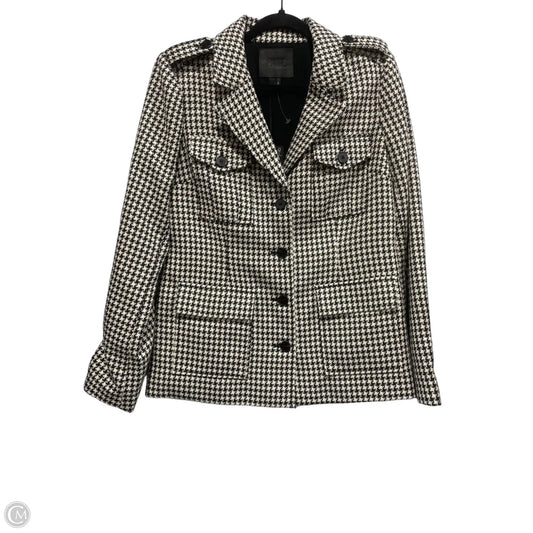 Coat Peacoat By Paige In Black & White, Size: S