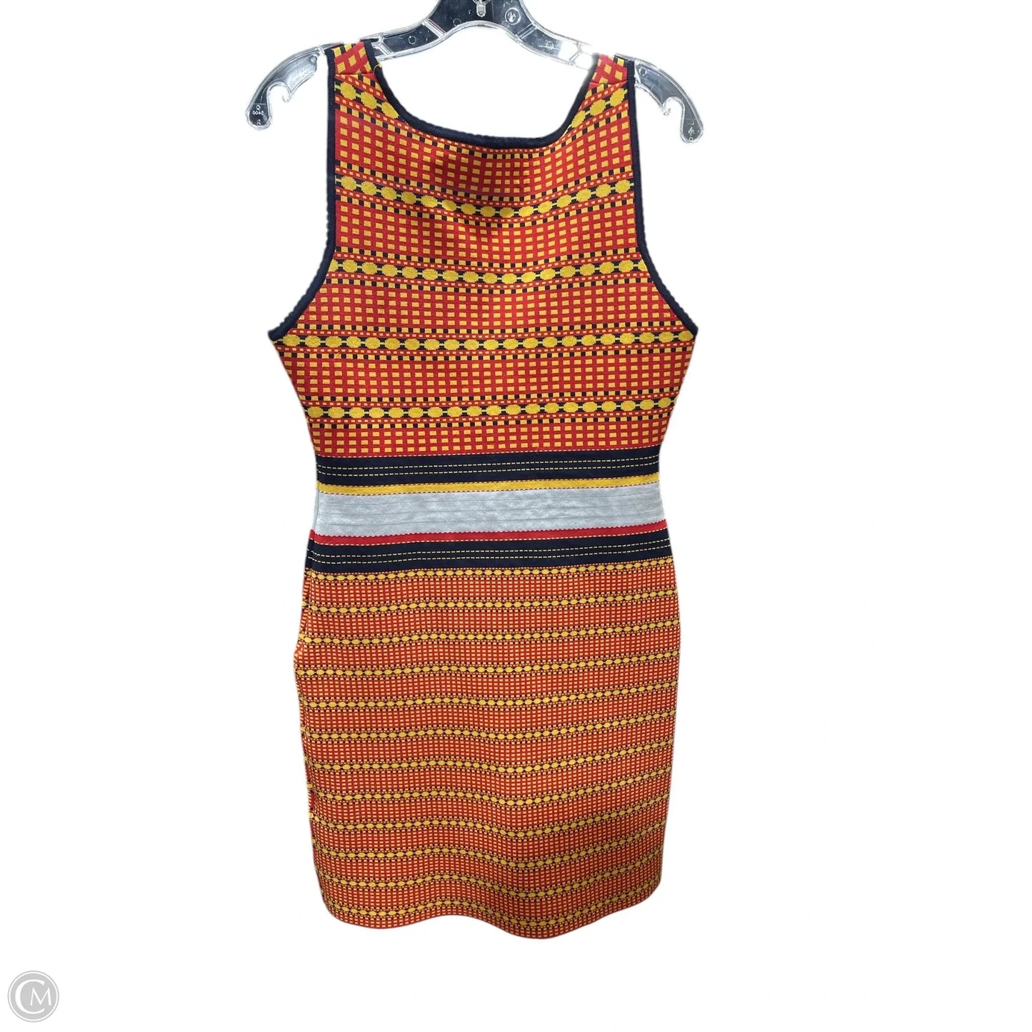 Dress Designer By Zac Posen In Multi-colored, Size: L