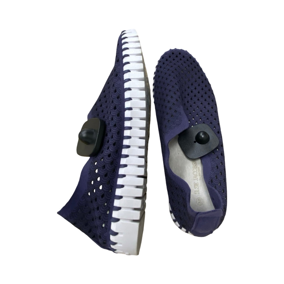 Shoes Flats By ILSE JACOBSEN In Blue, Size:8