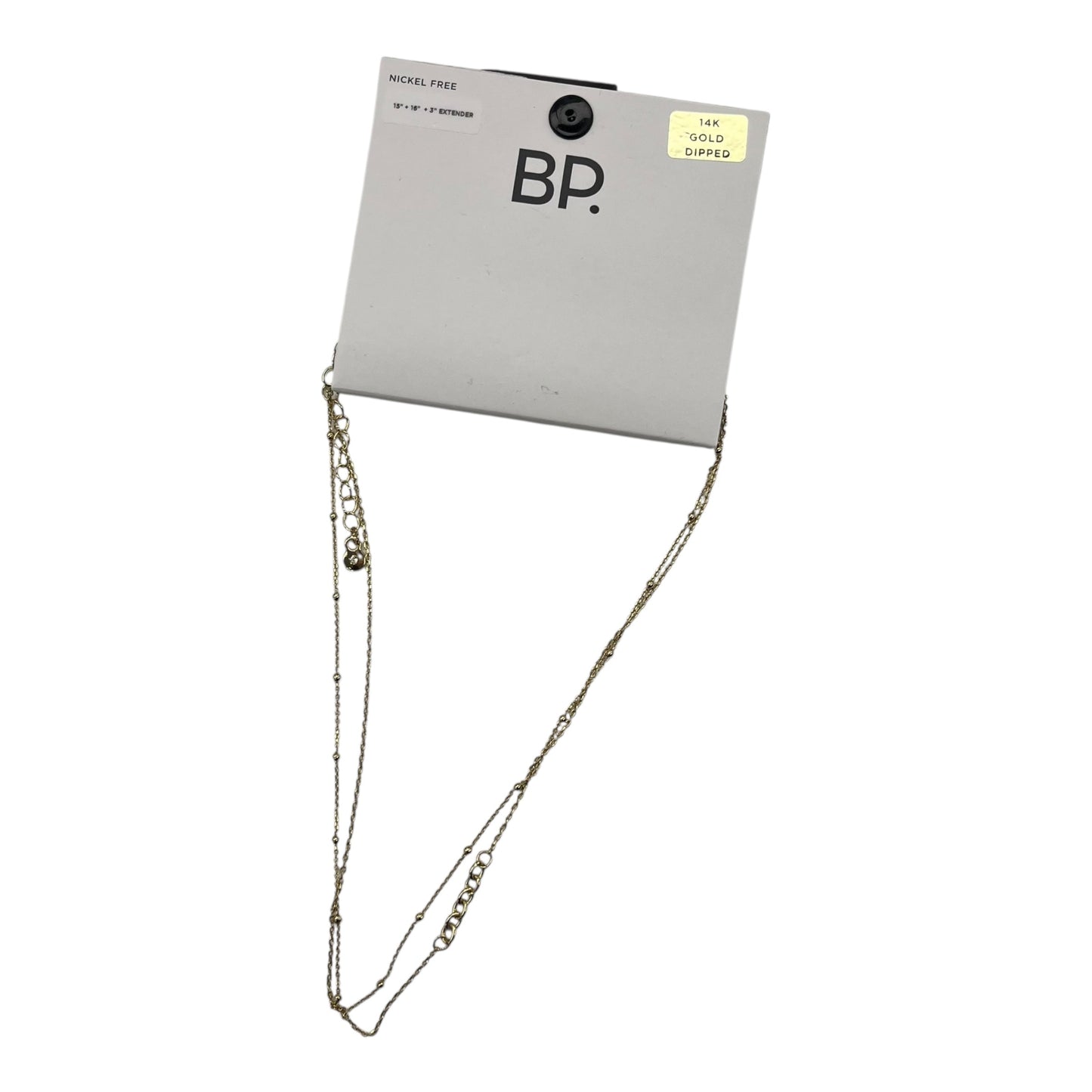 Necklace Layered By Bp In Gold