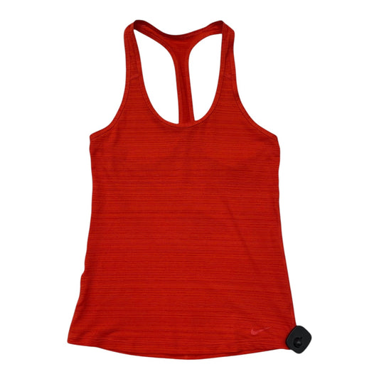Athletic Tank Top By Nike Apparel In Red, Size: S