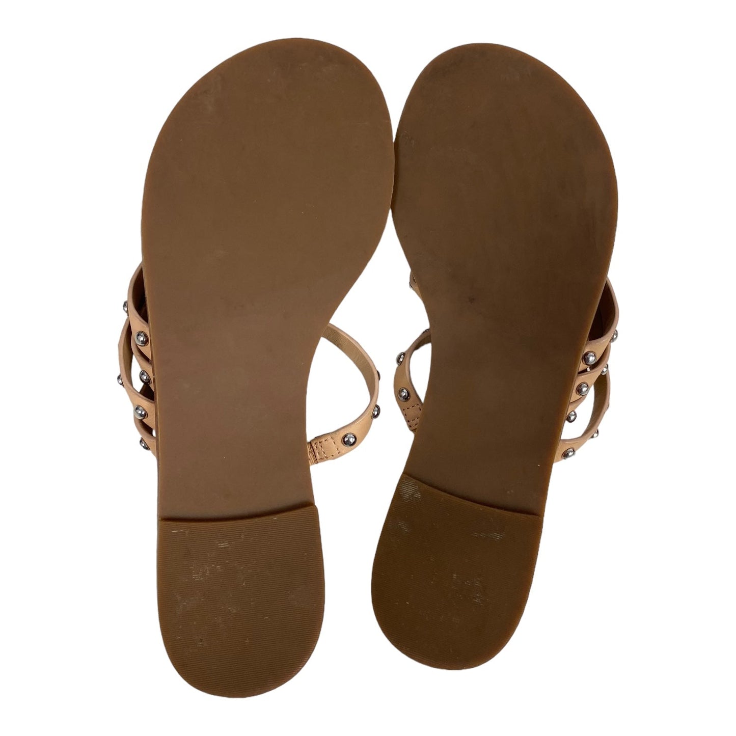 Tan Sandals Designer Tory Burch, Size 7