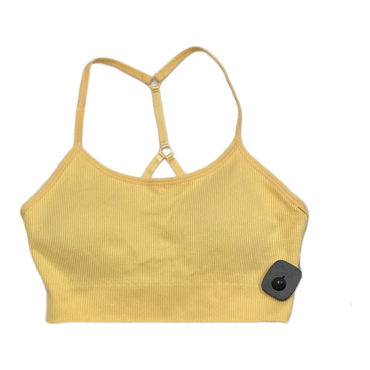 Athletic Bra By 90 Degrees By Reflex In Yellow, Size: L