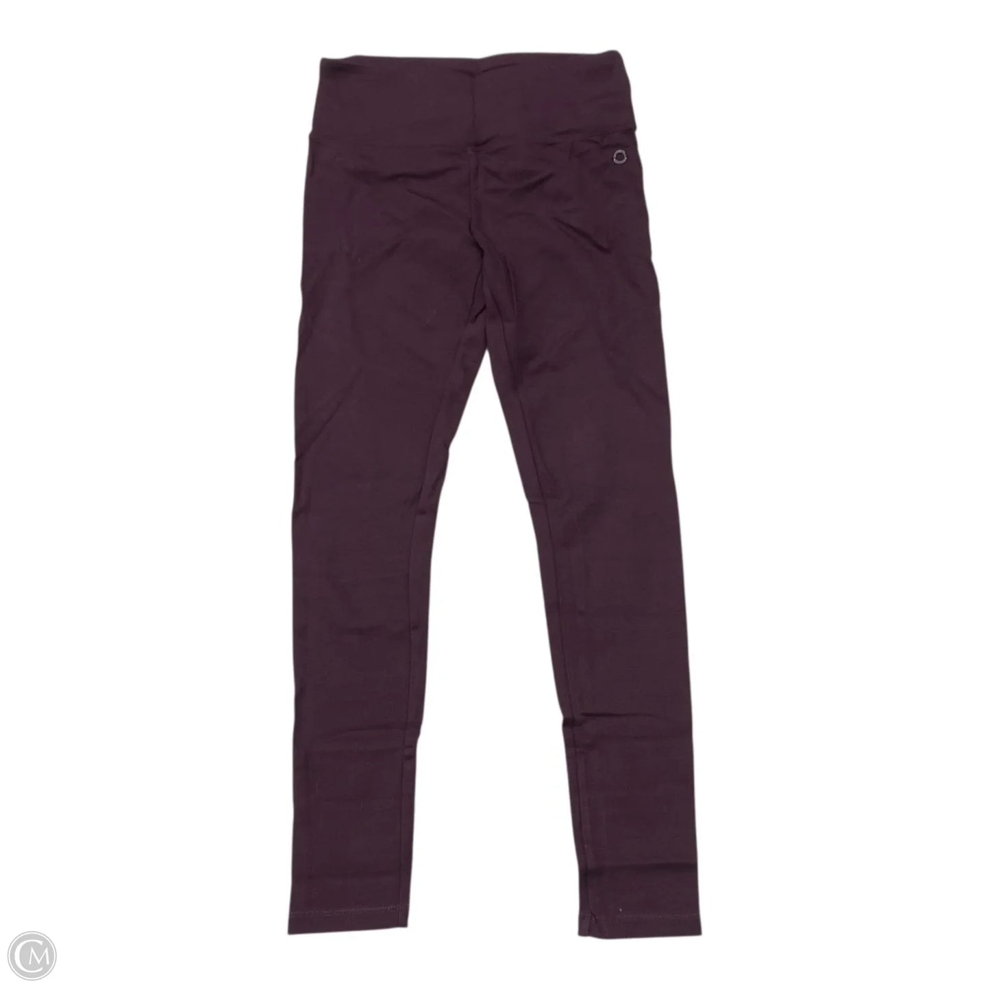 Athletic Leggings By Calvin Klein Performance In Maroon, Size: S