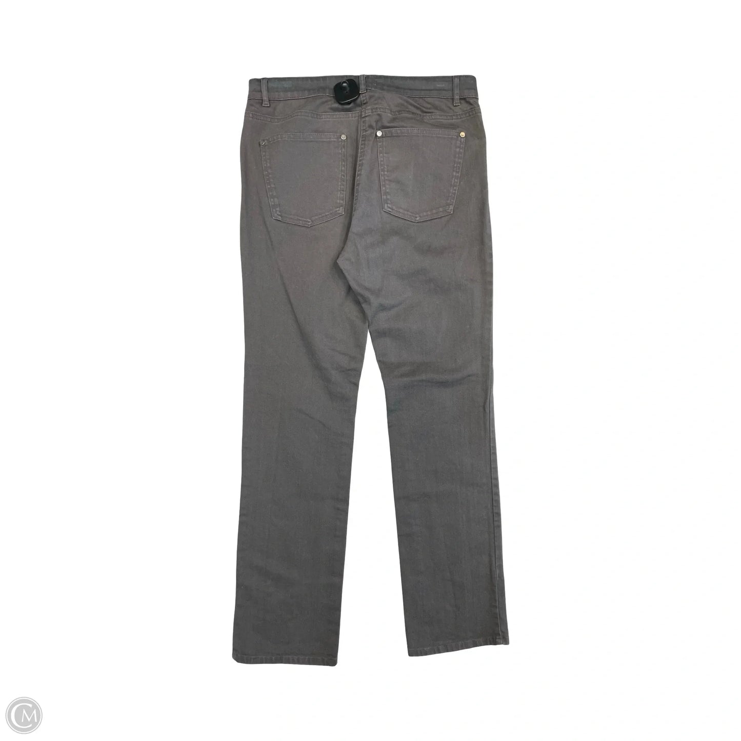 Jeans Designer By Eileen Fisher In Grey Denim, Size: S