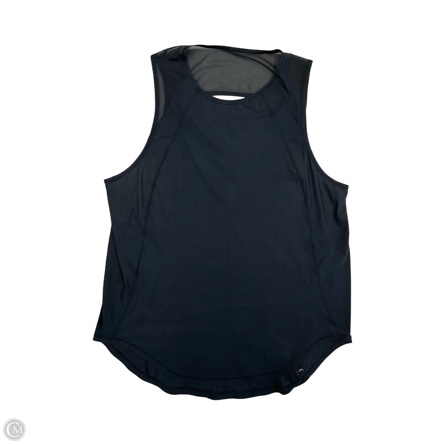 Athletic Tank Top By Lululemon In Black, Size: L