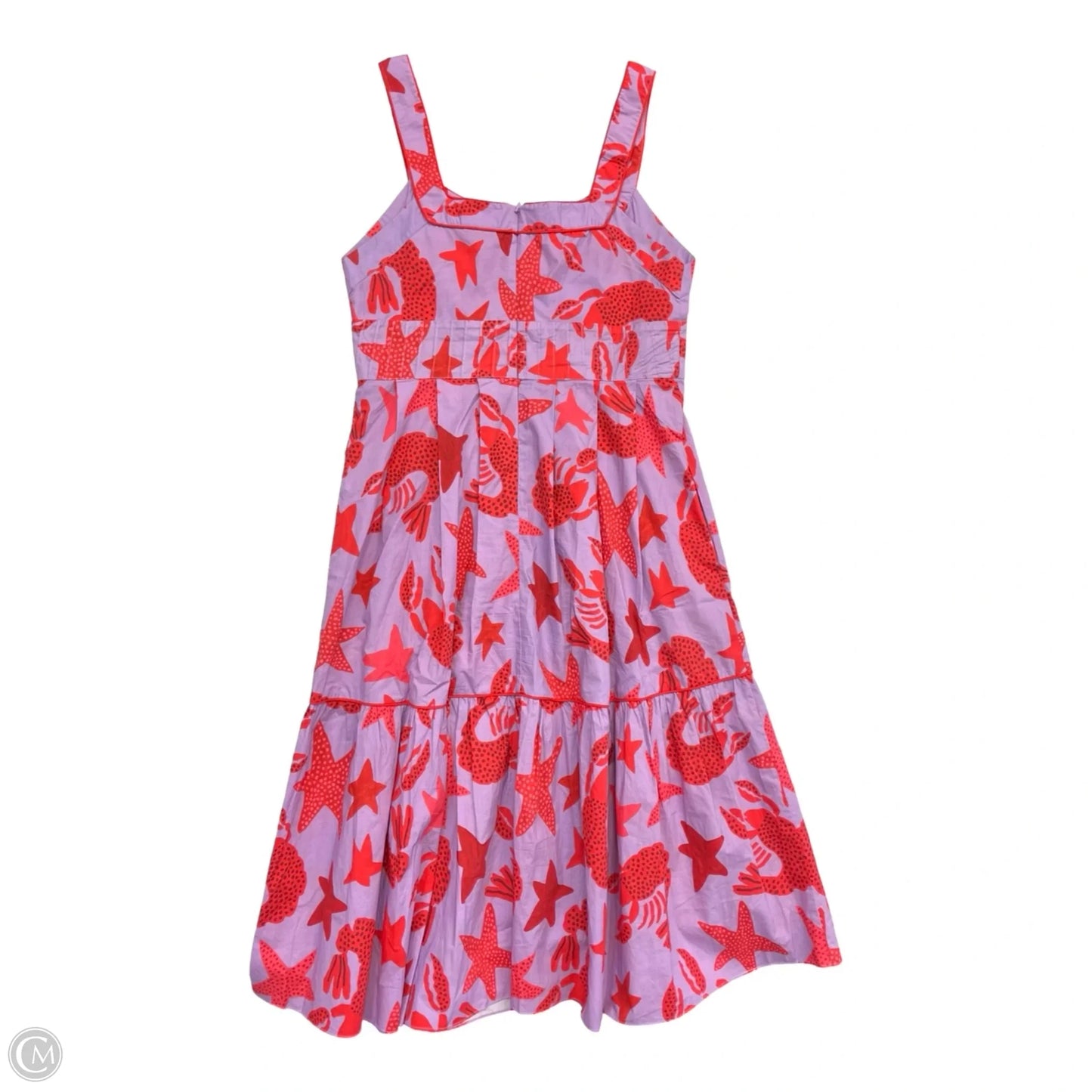 Dress Designer By Farm Rio In Purple & Red, Size: L