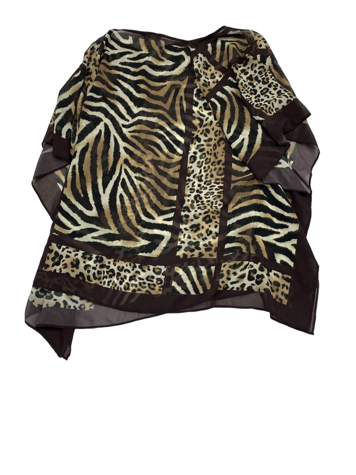 Animal Print Swimwear Cover-up Carmen Marc Valvo, Size Xs