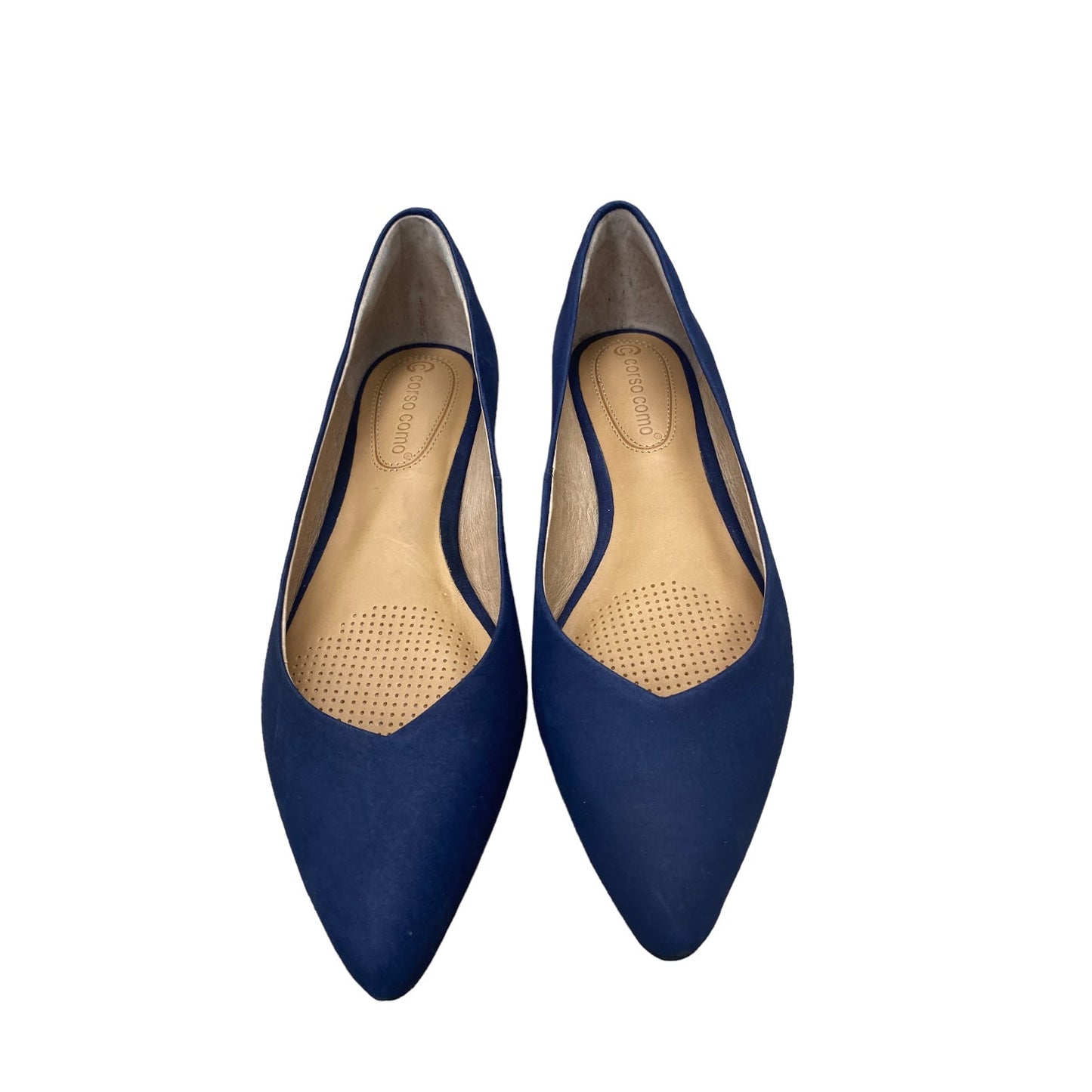 Navy Shoes Flats Corso Como, Size 6