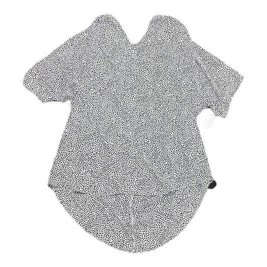 Black & White Top Short Sleeve Worthington, Size Xl