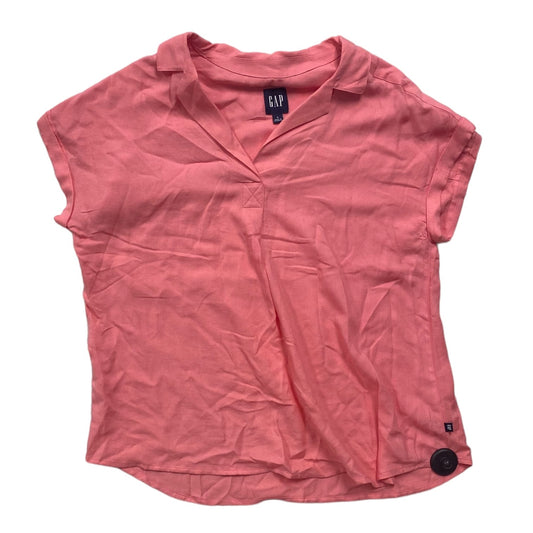 Pink Top Short Sleeve Gap, Size L