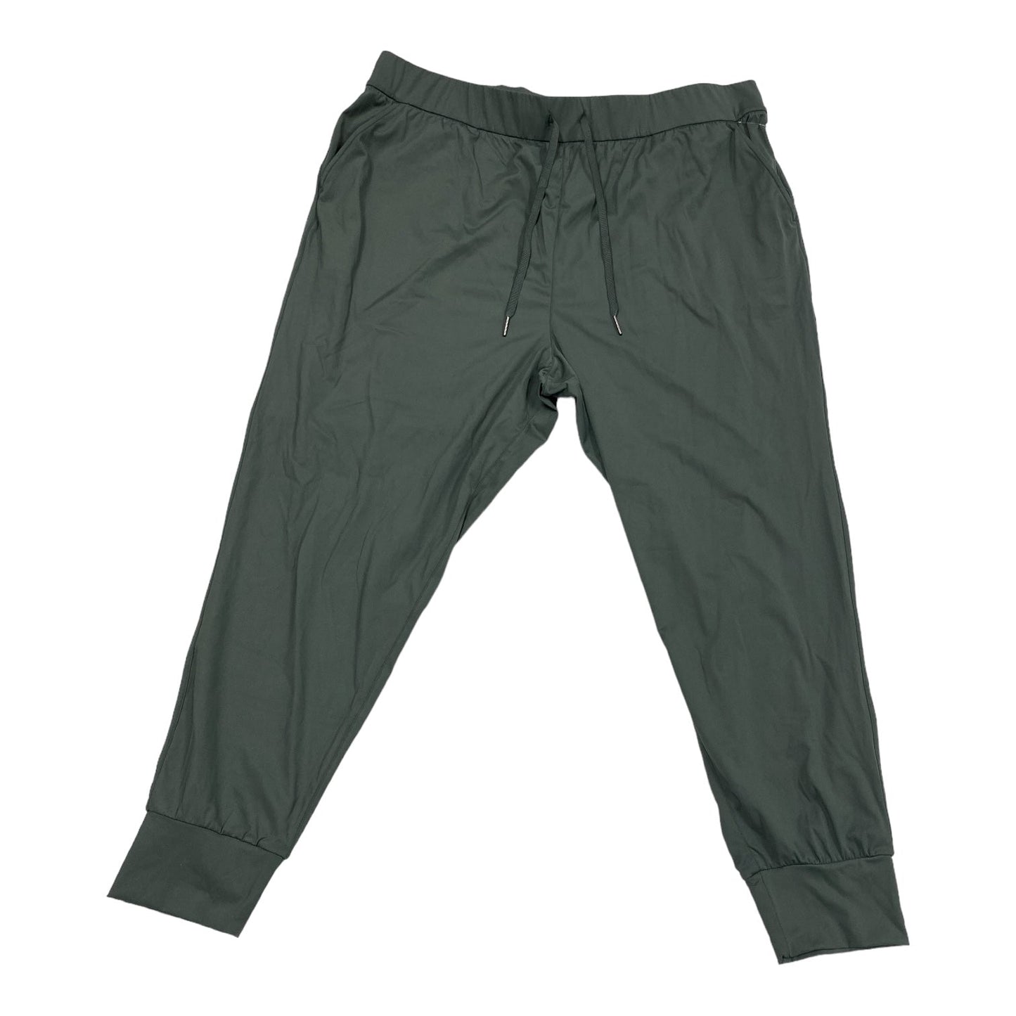 Athletic Pants By Sage In Green, Size: Xxl