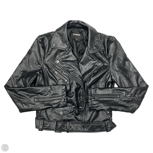 Jacket Moto By Express In Black, Size: S