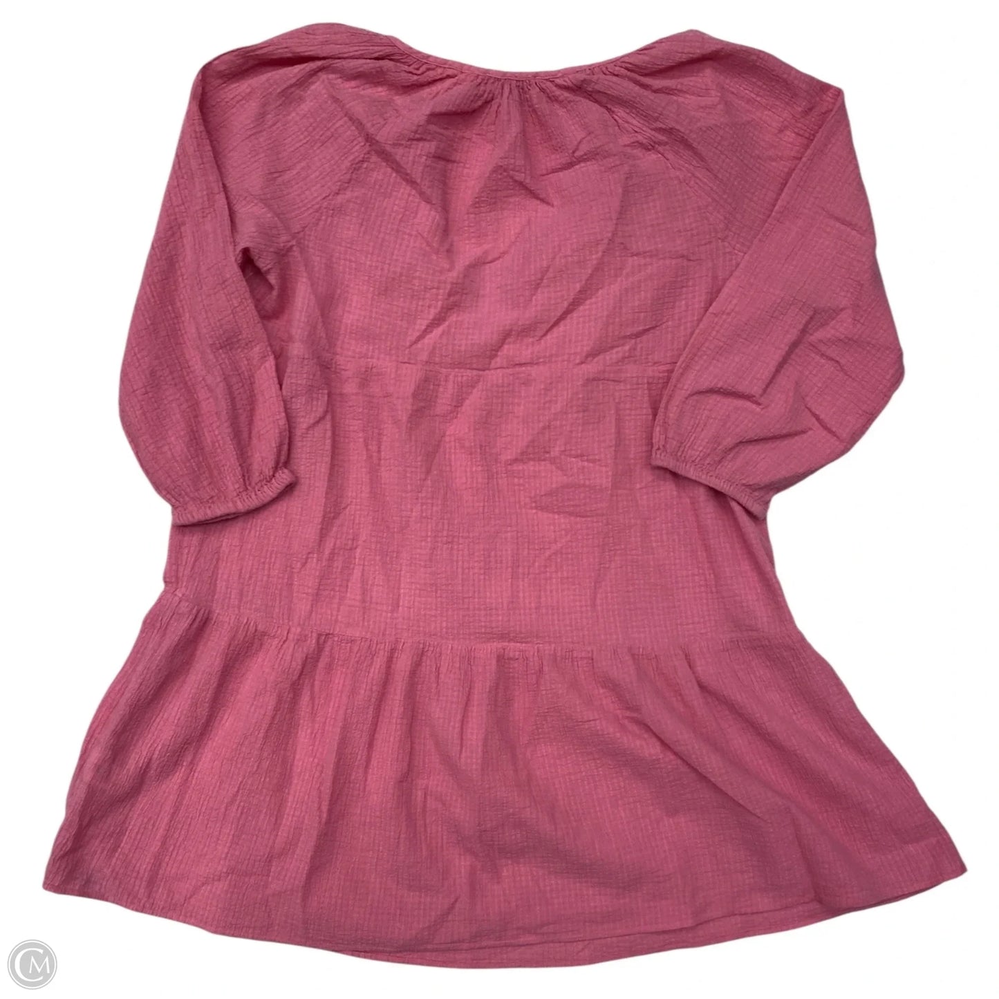 Top Long Sleeve By J. Crew In Pink, Size: S