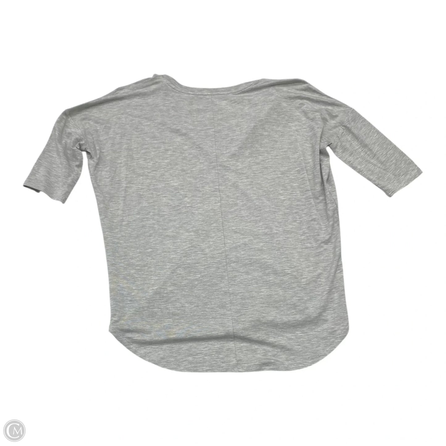 Top Short Sleeve By Express In Grey, Size: S