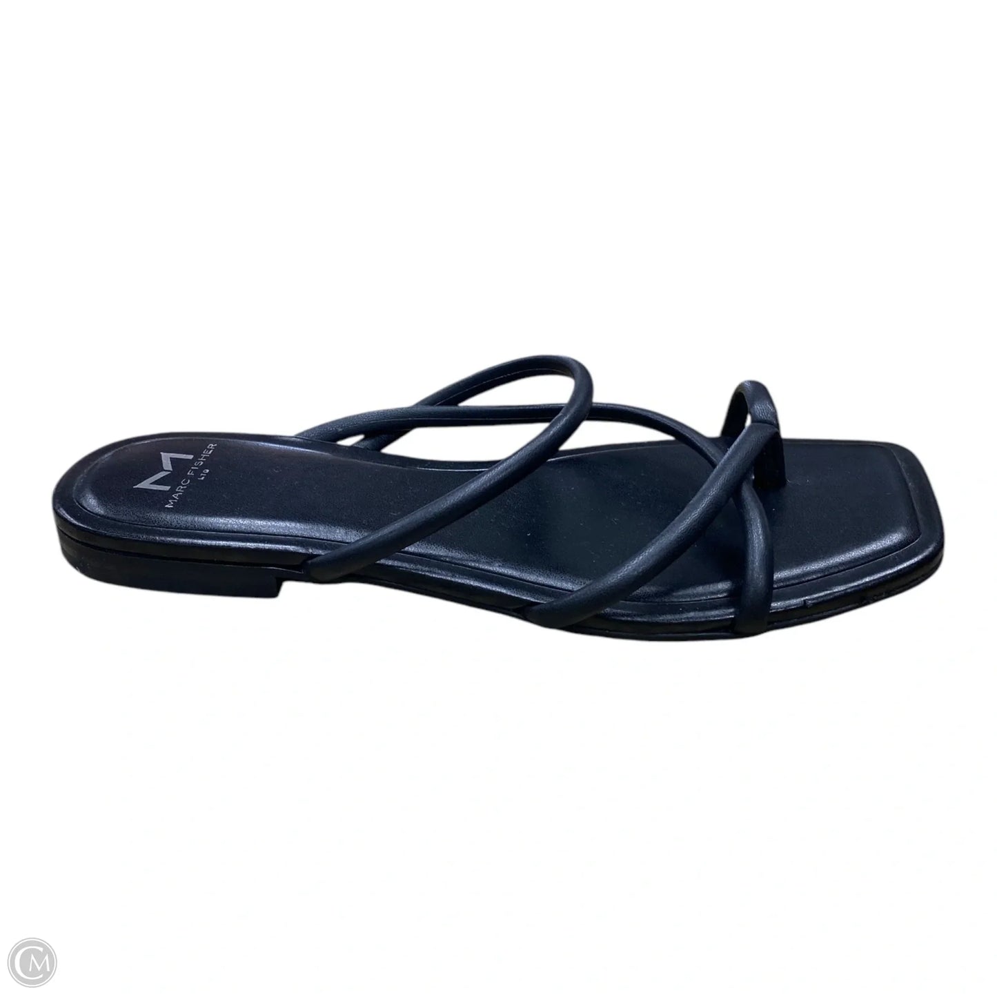 Sandals Flats By Marc Fisher In Black, Size: 8.5