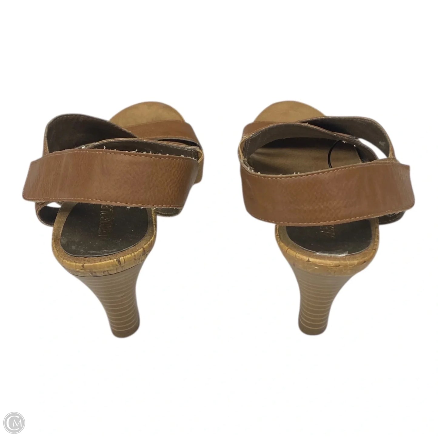 Sandals Heels Stiletto By Aerosoles In Brown, Size: 9