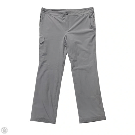 Athletic Pants By Eddie Bauer In Grey, Size: 18