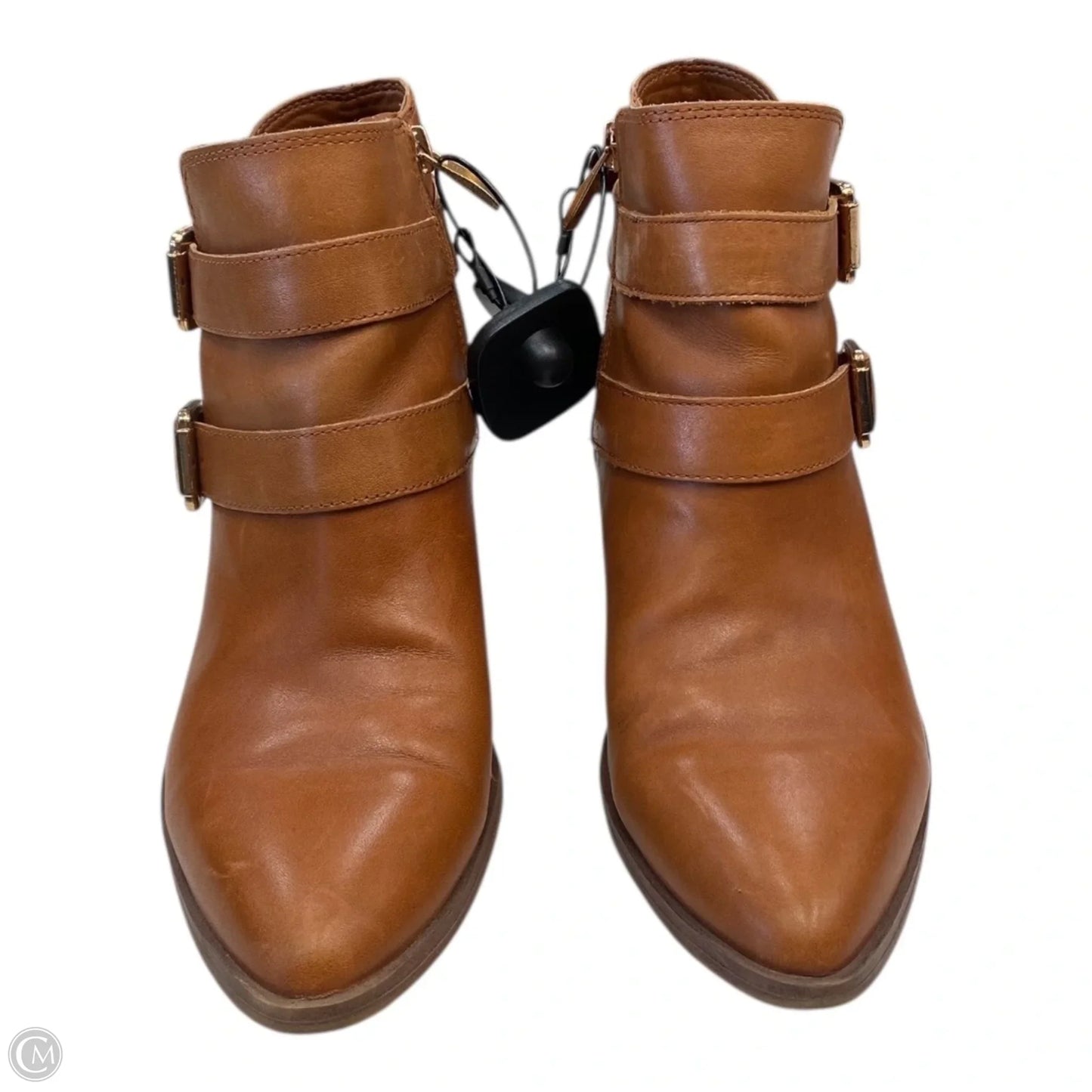 Boots Ankle Heels By Franco Sarto In Brown, Size: 7.5