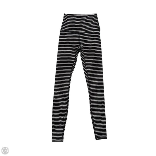 Athletic Leggings By Lululemon In Striped Pattern, Size: 2