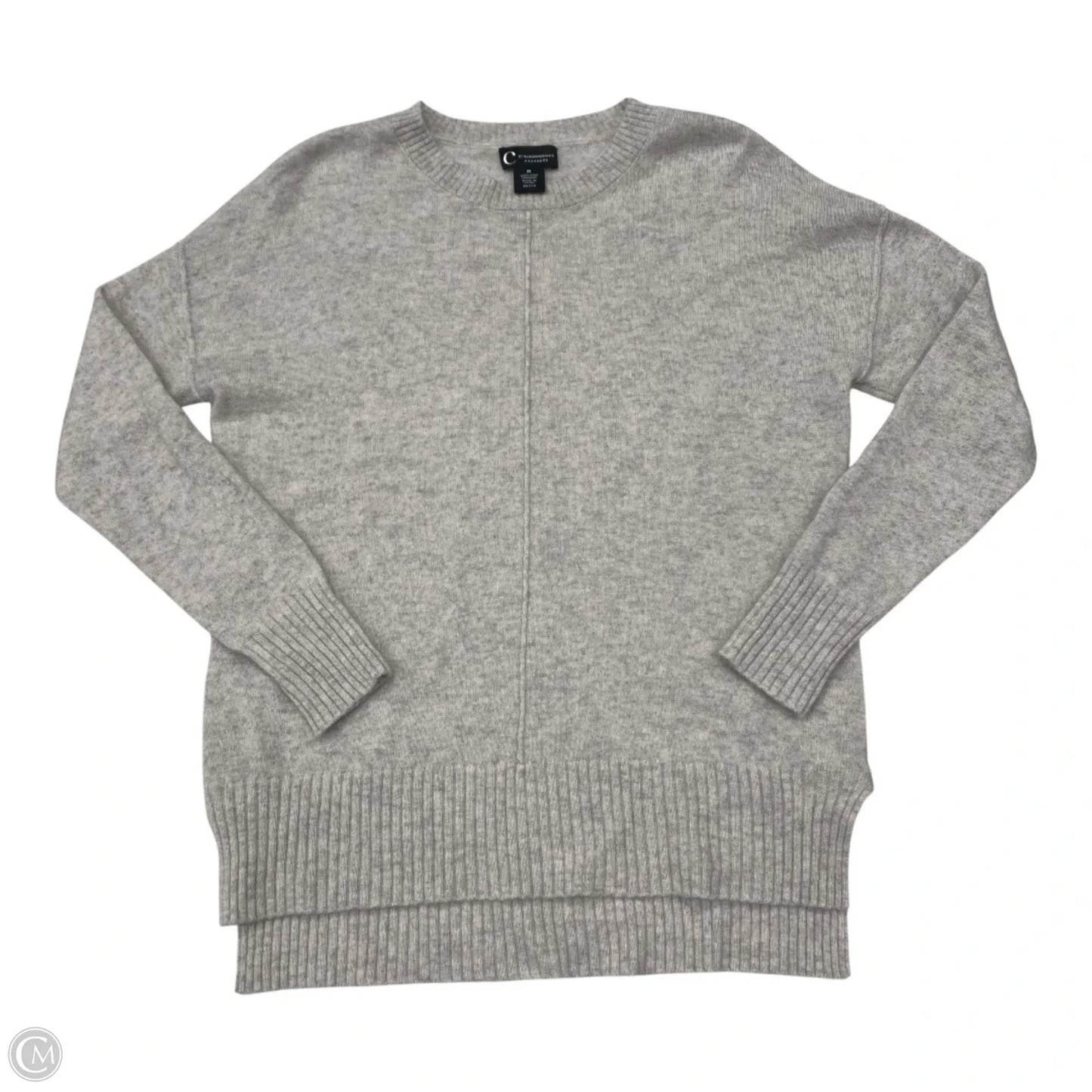 Sweater Cashmere By C BY BLOOMINGDALES In Grey, Size: M