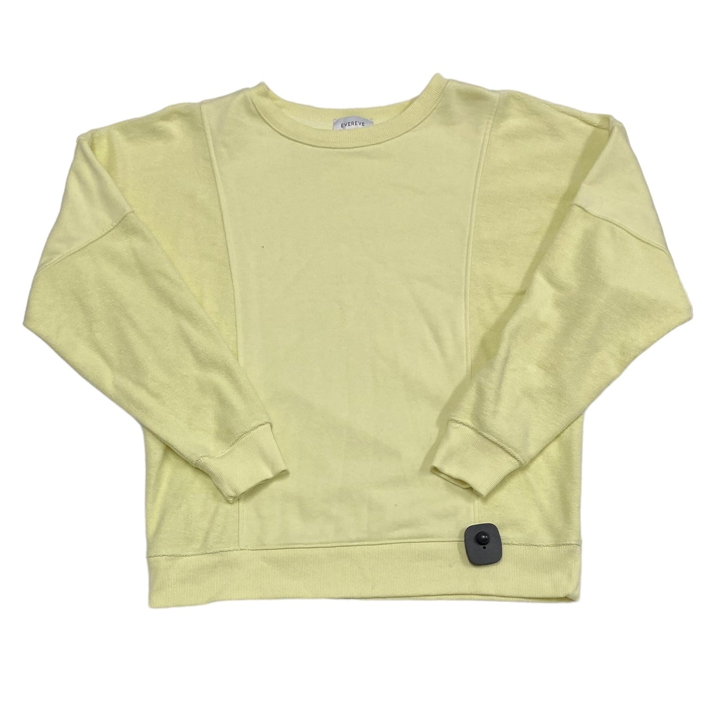 Yellow Sweatshirt Crewneck Evereve, Size S