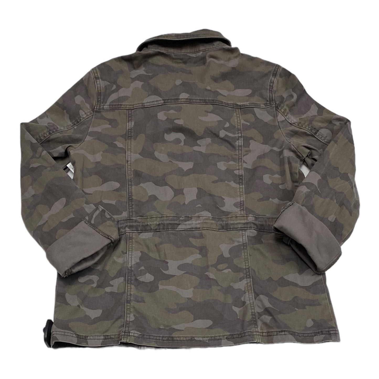 Jacket Denim By Express In Camouflage Print, Size: M