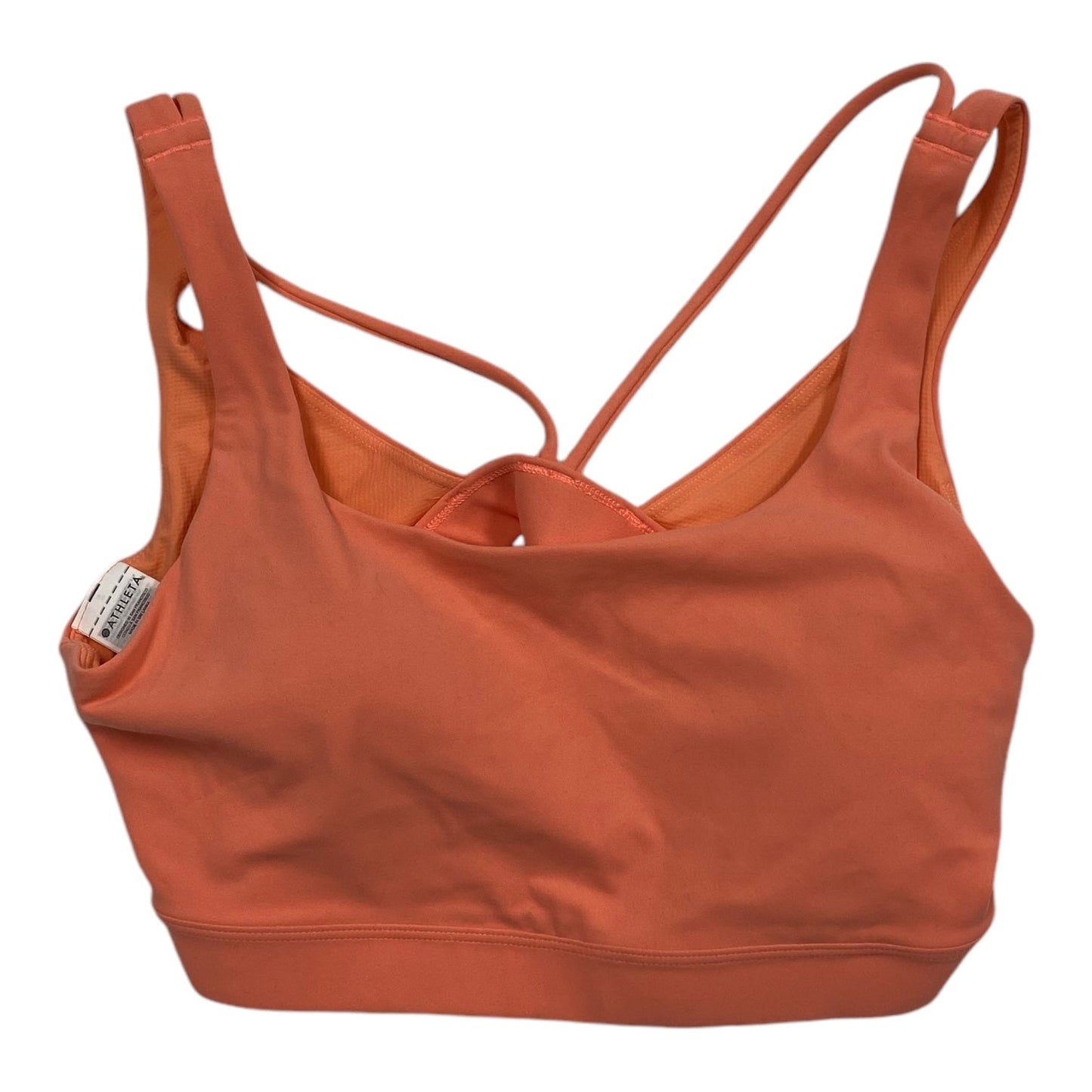 Athletic Bra By Athleta In Coral, Size: L