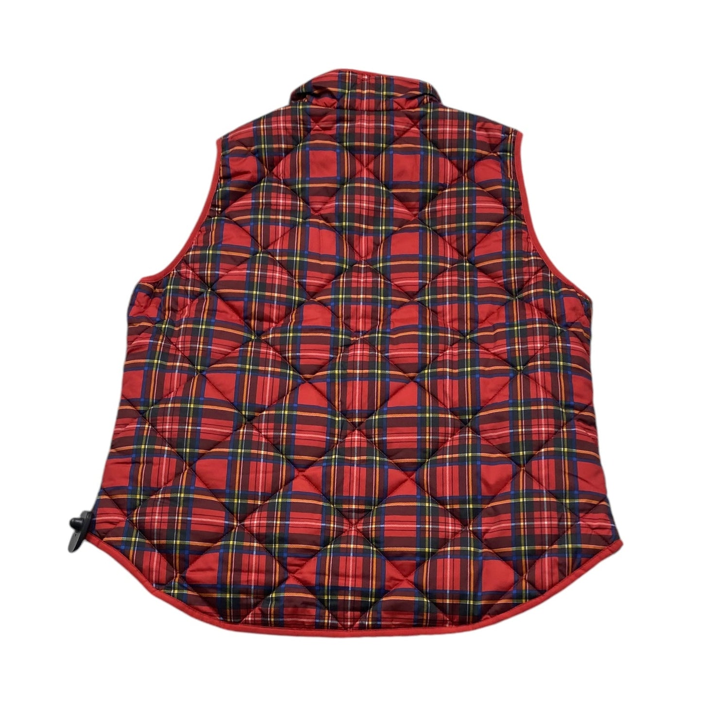 Vest Puffer & Quilted By J. Crew In Plaid Pattern, Size: M