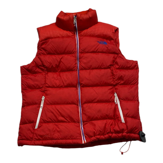 Vest Puffer & Quilted By The North Face In Red, Size: Large