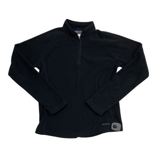 Athletic Top Long Sleeve Collar By Patagonia In Black, Size: M